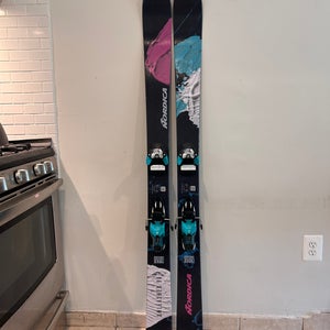 2025 Nordica Unleashed 98 162 cm Powder Skis With Bindings Max Din 11 (Used)