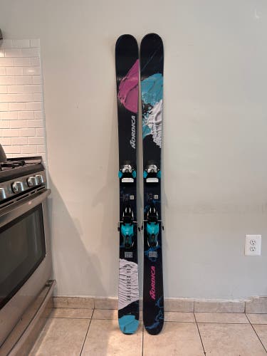 2025 Nordica Unleashed 98 162 cm Powder Skis With Bindings Max Din 11 (Used)