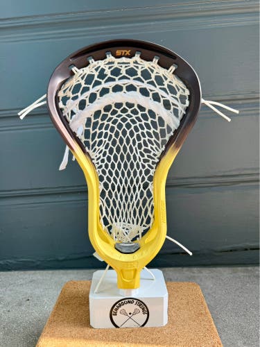 STX Hammer 900 Lacrosse Head -Professionally Strung Hero 5 Semi hard