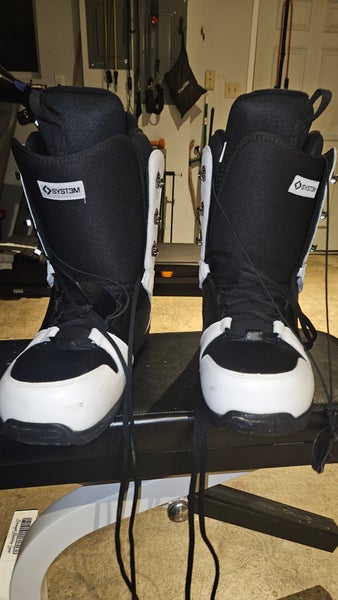 Men's Size 13.0 (W 14.0) System Snowboard Boots Medium Flex All Mountain (Used)