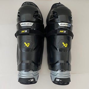 Senior Bauer Supreme M3 Shin Pads 15" guards