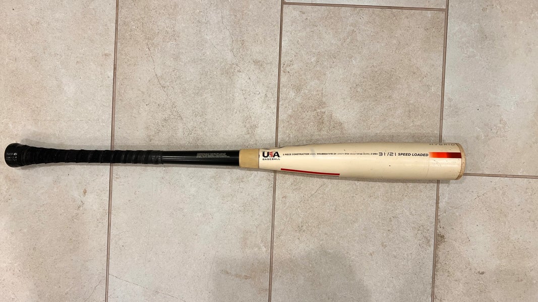 2024 Warstic Bonesaber Hybrid USABat Certified Bat (-10) 21 oz 31" (Used)