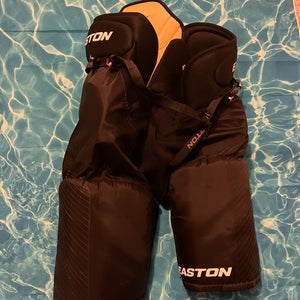 Black Senior Large Easton Stealth 55S Hockey Pants (Used)