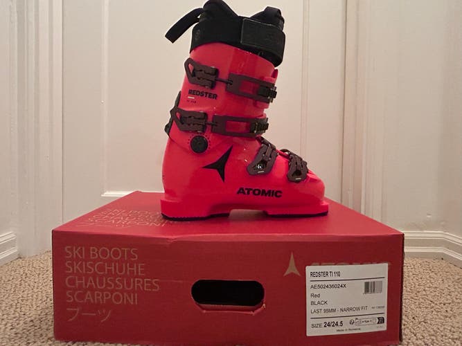 Atomic All Mountain Redster ti 110 Ski Boots (Used)Mondo 24 & 24.5
