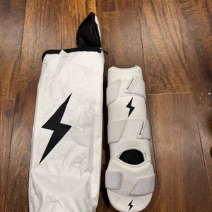 White Shin Guards (slightly Used)
