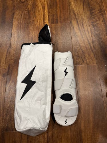 White Shin Guards (slightly Used)