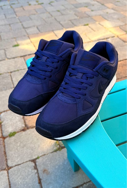 MENS NIKE AIR SPAN II SE SP19 ATHLETIC SNEAKERS - MIDNIGHT NAVY BQ6052-400 SZ 11