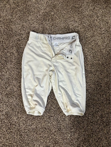 White Men's Medium Adult Champro Game Pants (Used)