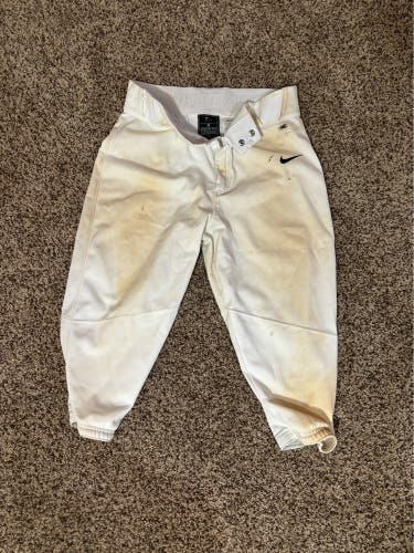 White Men's Medium Adult Nike Game Pants (Used)