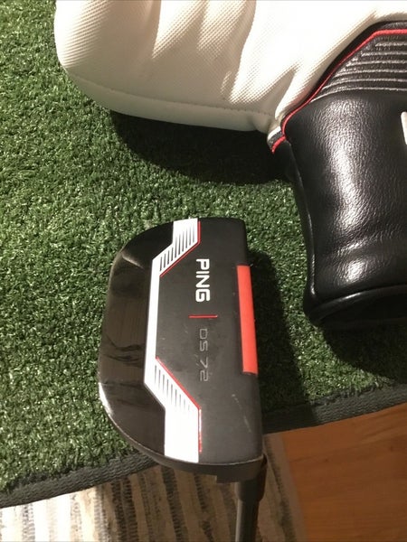 Ping DS 72 Black Dot Putter 36 Inches (RH) & Head Cover *VGC* Slight Arc