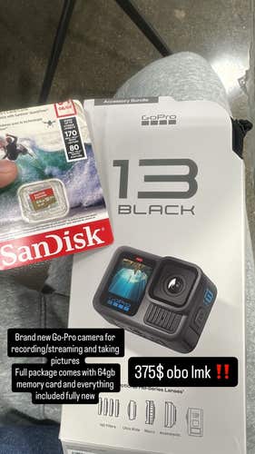 Go-Pro 13 BLACK Bundle (New)