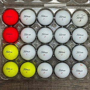 20 Titleist TruFeel Golf Balls - 5A/4A Condition