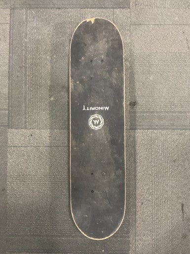 Used MINORITY SKATEBOARD Complete Skateboard Black 8" 11614-S000224301