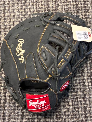 Black Rawlings Renegade RH First Base Baseball Glove 12.5" (Used)