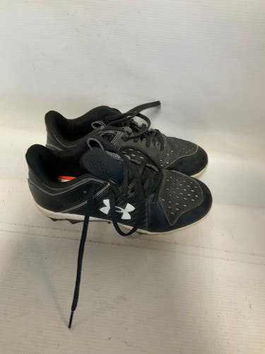 Used Under Armour LEADOFF BB/SB Cleats Black Junior 04 11823-S000035548