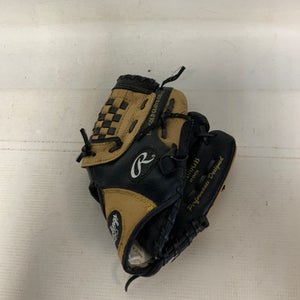 Used Rawlings PL100GB BB/SB Glove RH Throw Black 10" 11823-S000035549
