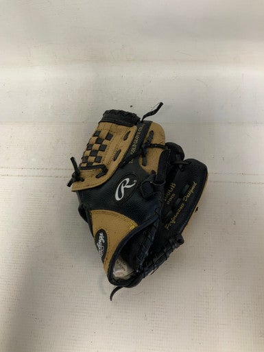 Used Rawlings PL100GB BB/SB Glove RH Throw Black 10" 11823-S000035549