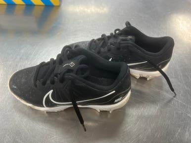 Used Nike DIAMOND BB/SB Cleats Black Junior 02 11497-S000153366