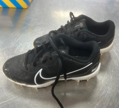 Used Nike DIAMOND BB/SB Cleats Black Junior 01.5 11497-S000153367