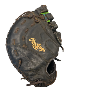 Used Rawlings PREMUIM SERIES BB/SB First Base RH Throw Black 12 1/2" 11682-S000122938