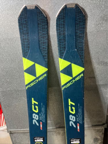 Fischer RC One 78 GT 157 cm All Mountain Skis With Bindings Max Din 10 (Used)