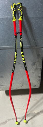 52in (130cm) Leki WORLD CUP DH/ SG 3D Racing Ski Poles (Used)