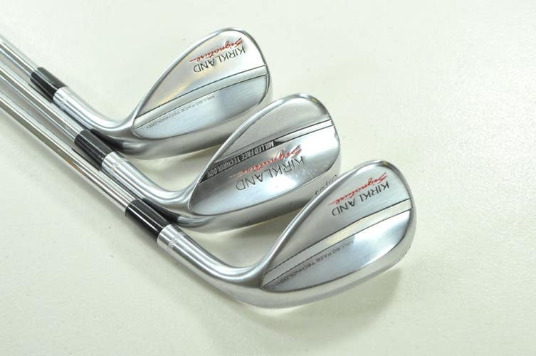 Kirkland Signature Milled Gap 52*, Sand 56*, Lob 60* Wedge Set RH Steel # 205136