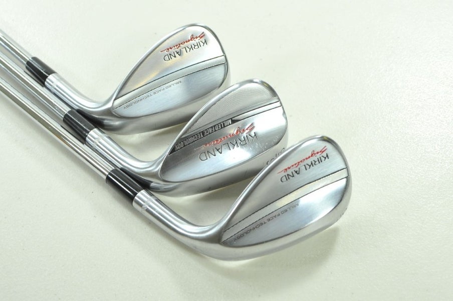 Kirkland Signature Milled Gap 52*, Sand 56*, Lob 60* Wedge Set RH Steel # 205136