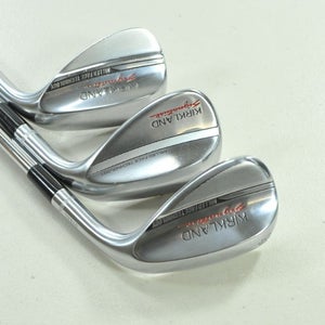 Kirkland Signature Milled Gap 52*, Sand 56*, Lob 60* Wedge Set RH Steel # 205137