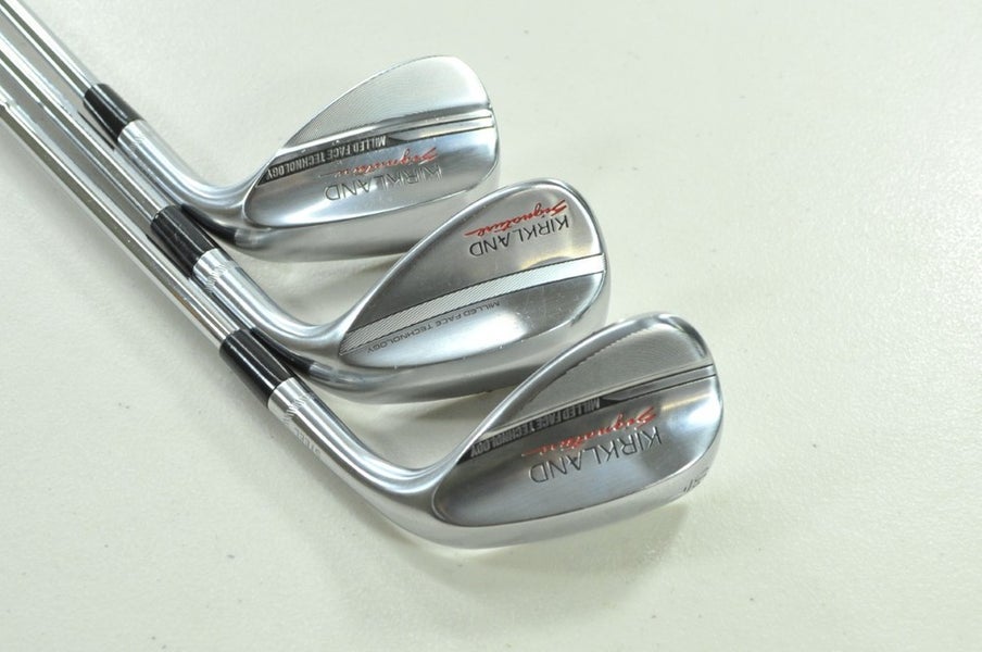 Kirkland Signature Milled Gap 52*, Sand 56*, Lob 60* Wedge Set RH Steel # 205137