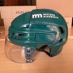 CCM SUPER TACKS X Pro Stock Hockey Helmet Green Medium 7246