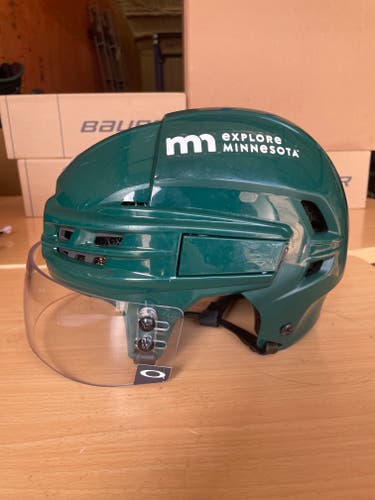 CCM SUPER TACKS X Pro Stock Hockey Helmet Green Medium 7246