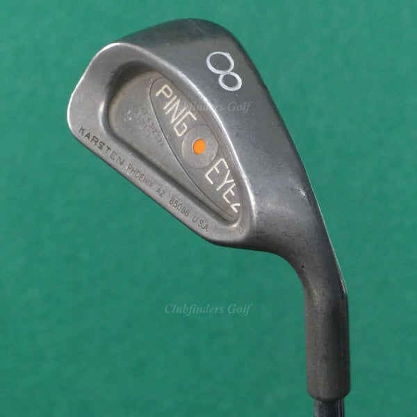 Ping Eye 2 Plus Orange Dot Single 8 Iron Karsten KT-M Graphite Stiff