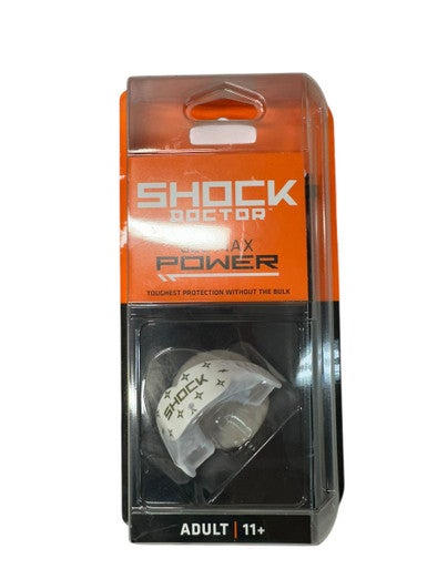 Used Shock DR GEL MAX POWER Football Accessory White Adult 11835-S000199876