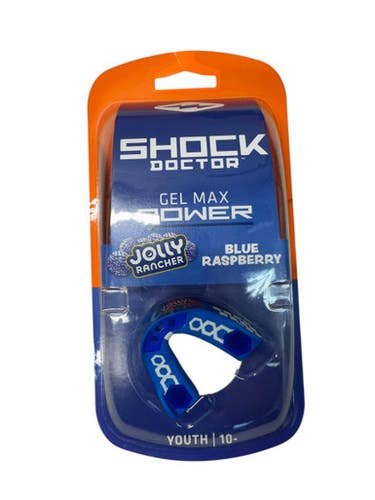 Used Shock DR GEL MAX POWER JOLLY RANCHER Football Accessory Royal Blue Youth 11835-S000199881