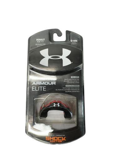 Used Under Armour GAMEDAY ARMOUR PRO Football Accessory Black And Red Youth 11835-S000199887