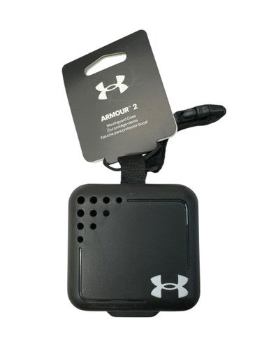 Used Under Armour MOUTH GUARD CASE Football Accessory Black 11835-S000199903