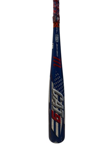 Used Marucci CAT 9 PASTIME BB/SB USSSA 2 3/4 Bat White/Red/Navy 30" 11835-S000199908