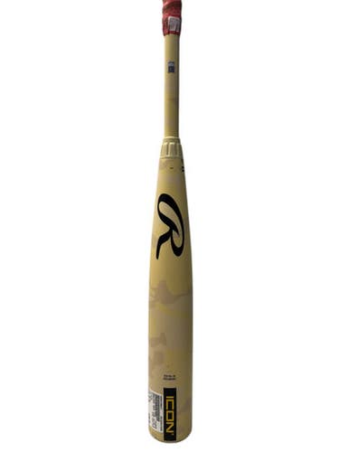 Used Rawlings 2025 ICON BB/SB High School -3 Bat Beige 33" 11835-S000199937
