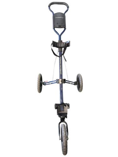 Used Maxfli 3 WHEEL CART Golf Cart Navy Blue 3 Wheel 11835-S000199963