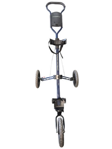 Used Maxfli 3 WHEEL CART Golf Cart Navy Blue 3 Wheel 11835-S000199963