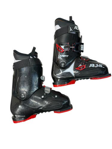 Used Atomic LIVEFIT 80 Mens DH Ski Boot Black 275 MP - M09.5 - W10.5 11835-C000200026