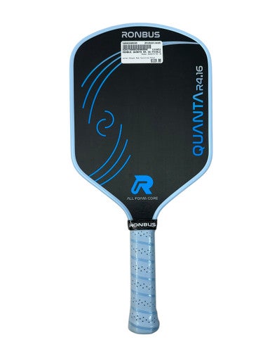 Used QUANTA R4.16 Pickleball Racquet Black And Carolina Blue 11835-S000200039