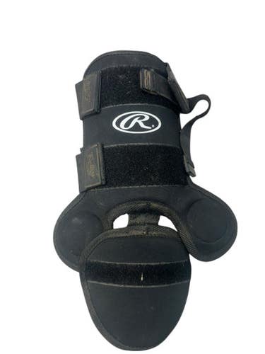 Used Rawlings BB/SB Shin/Foot Protector Black 11835-S000199829