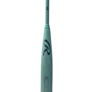 Used Rawlings RBB6I3 BB/SB High School -3 Bat Turquoise 33" 11835-S000200066