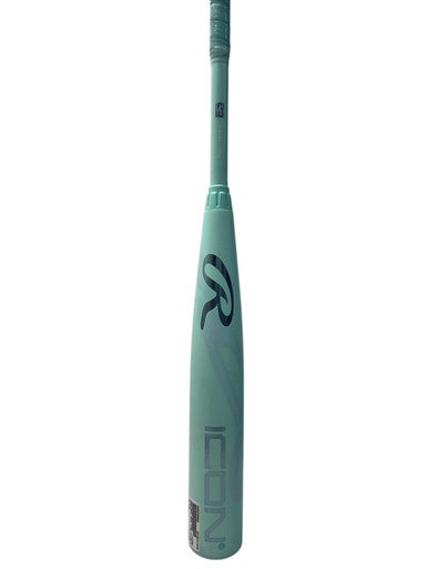 Used Rawlings RBB6I3 BB/SB High School -3 Bat Turquoise 33" 11835-S000200066