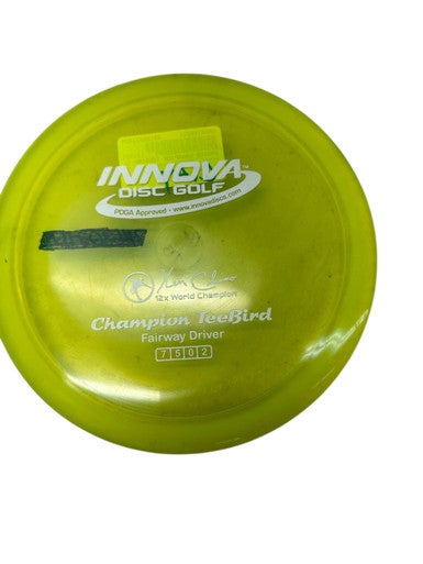 Used Innova CHAMPION TEEBIRD CLIMO 12X Disc Golf Driver Optic Yellow 172g 11835-S000199221