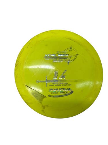 Used Innova STAR XCALIBER SEXTON 2017 Disc Golf Driver Yellow 173g 11835-S000199233