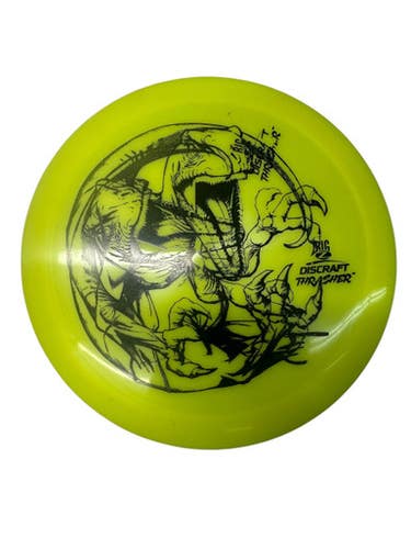 Used Discraft BIG Z THRASHER Disc Golf Driver Yellow 11835-S000199314