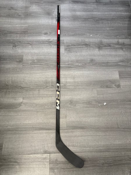 Detroit Red Wings Senior CCM Jetspeed FT7 Pro Left Hand Hockey Stick Toe Pattern Pro Stock Johansson